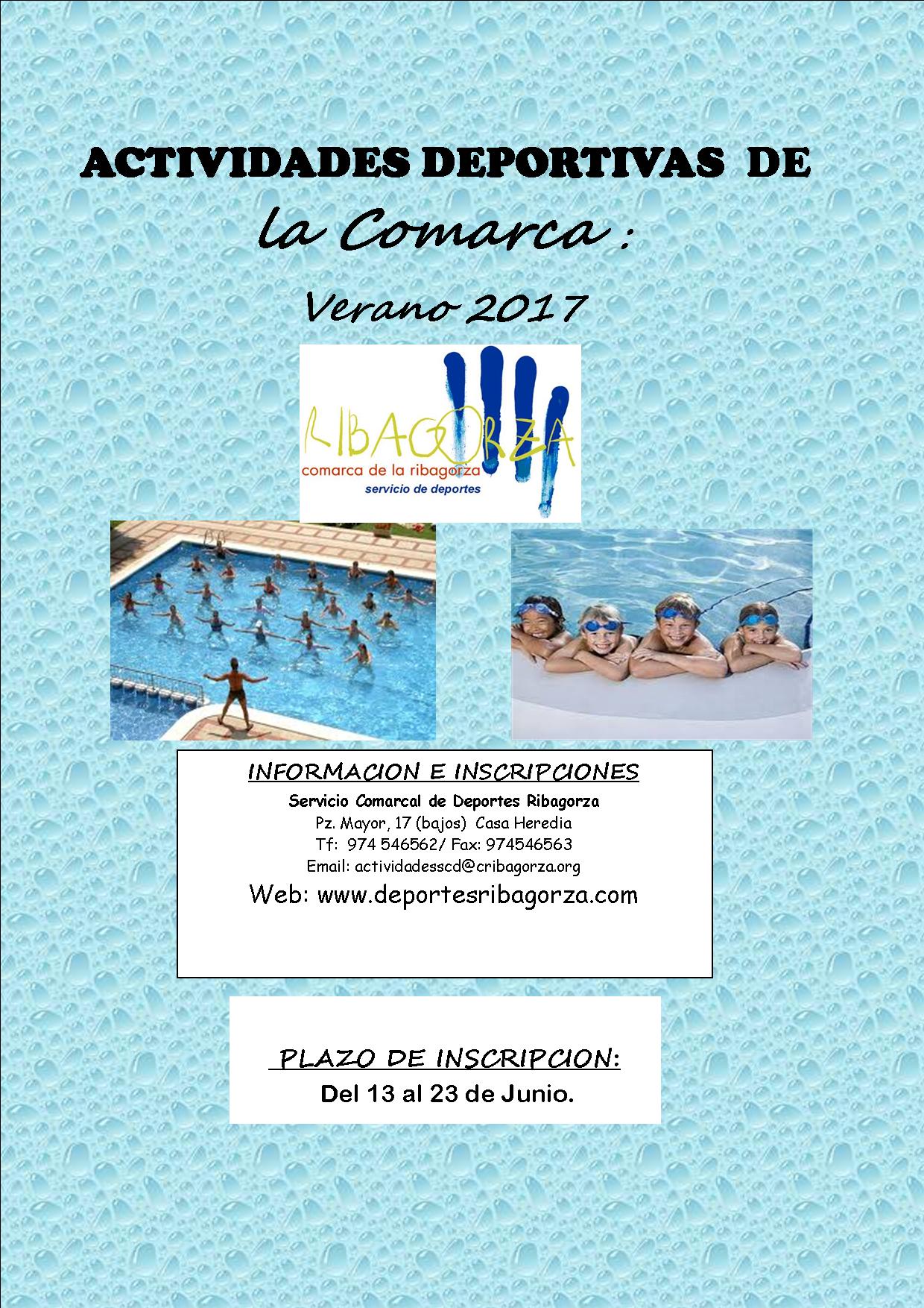 ACTIVIDADES VERANO 2017!!